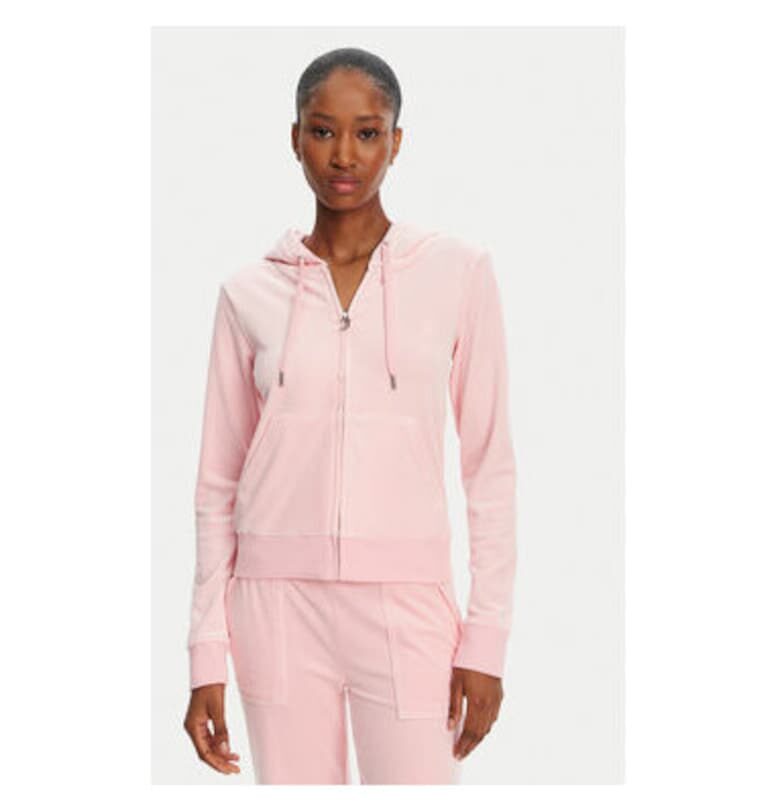 Розов суитшърт и блуза с качулка  Розово Juicy Couture