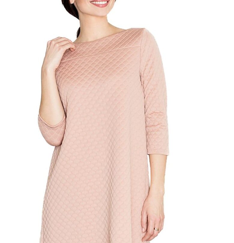 Розова дамска мини рокля  Arthwymri K134 Lenitif