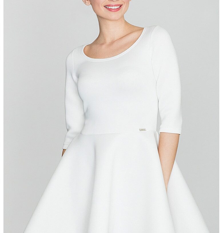 Рокля  K227 - екрю - полиестер - Lenitif