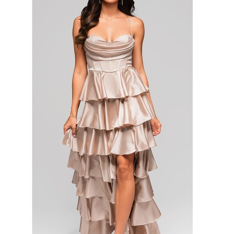 Рокля  LA-OM-DLR202 - Макси - Бална - Черен Larica