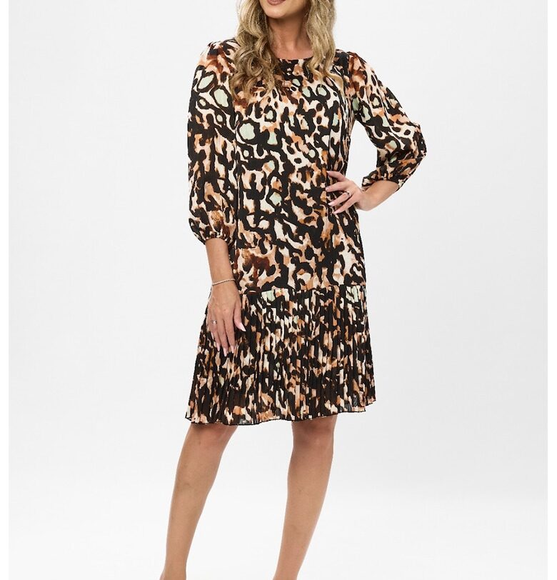 Рокля Tereza с флорална апликация BAROCCA