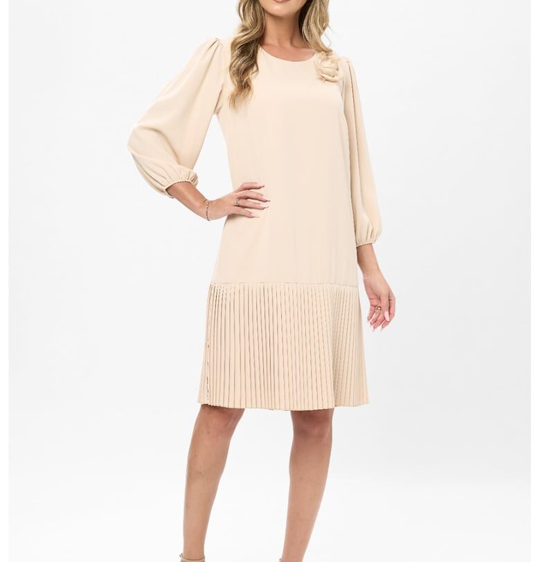 Рокля Tereza с флорална апликация BAROCCA