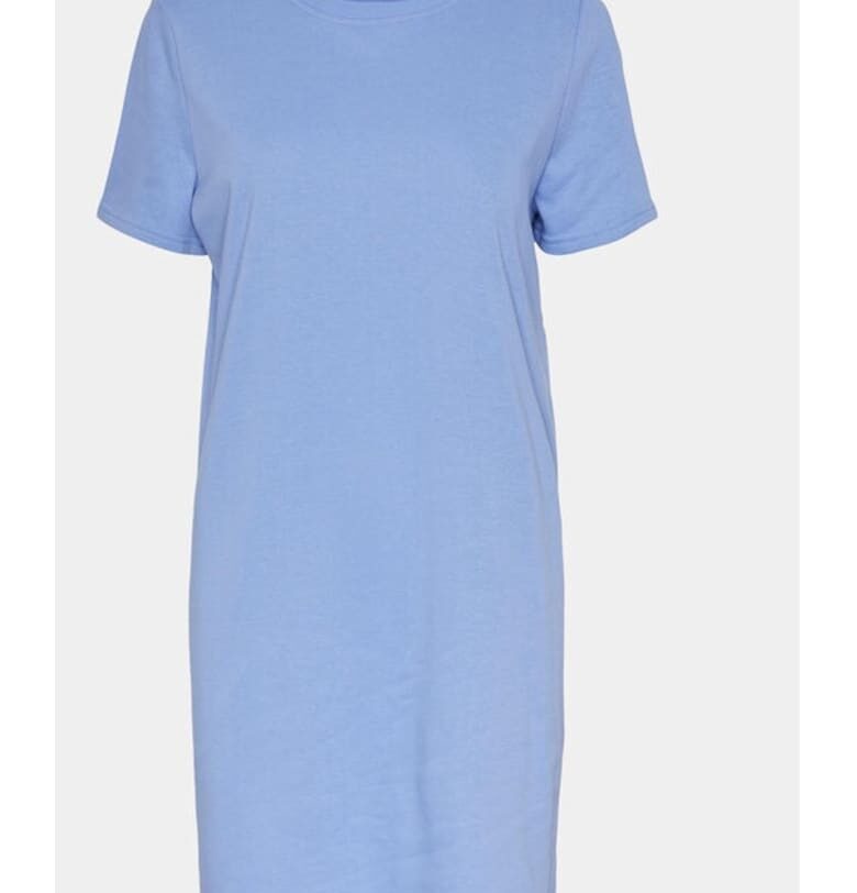 Рокля  Памук/Полиестер - Син Pieces