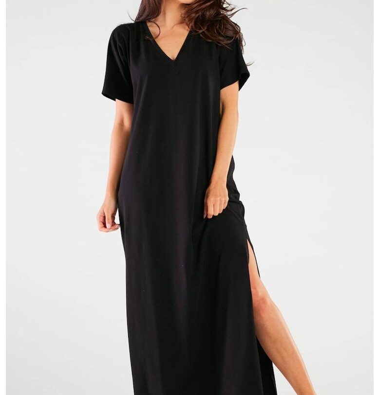 Рокля - Памучна - Макси - С къс ръкав InfiniteYou