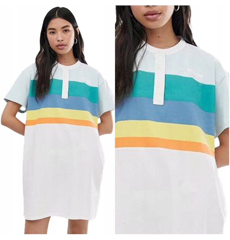 Рокля -  Поло рокля - Кройка: Стандартна кройка - Стил: Права - Закопчаване: Без - Състав на материала: 100% памук - M - Многоцветна - 1 част Wrangler