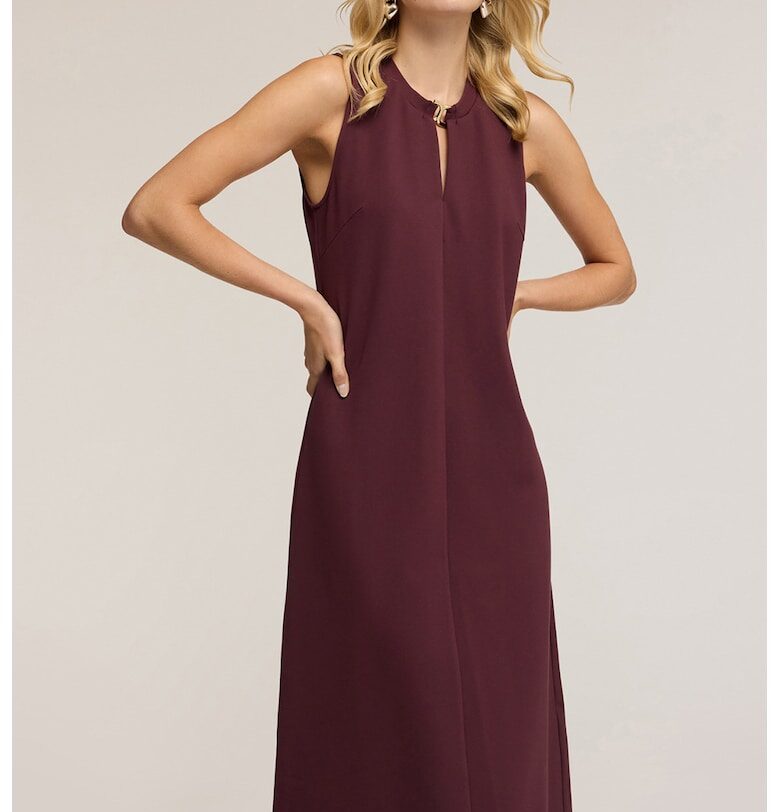 Рокля без ръкави с малък отвор Motivi