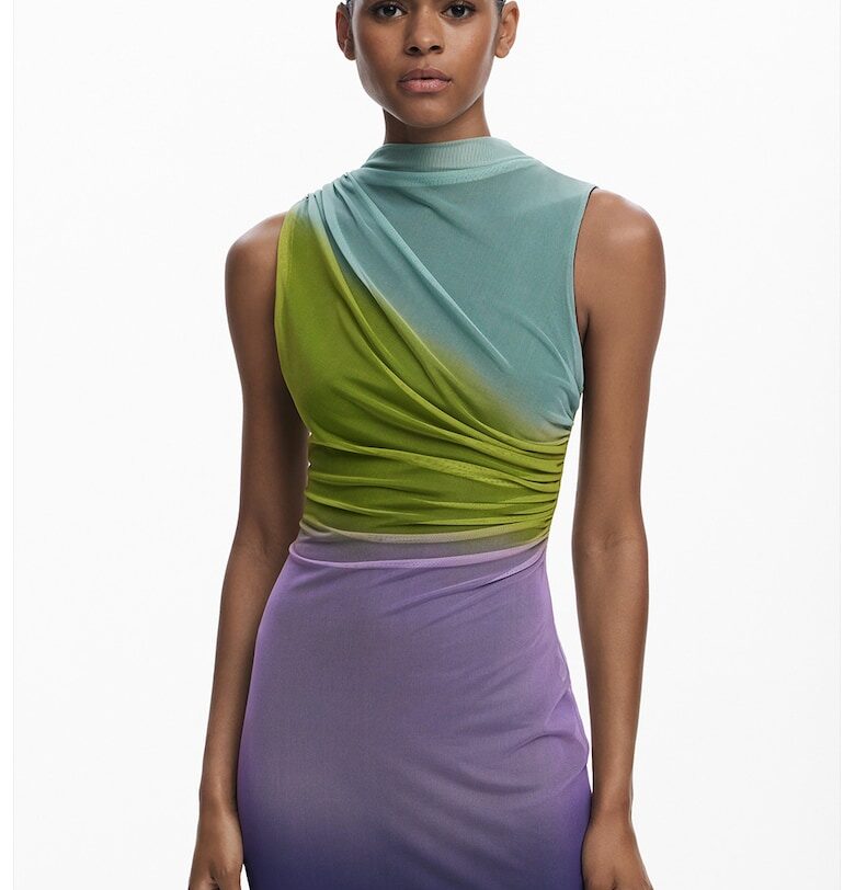 Рокля без ръкави с набирания DESIGUAL