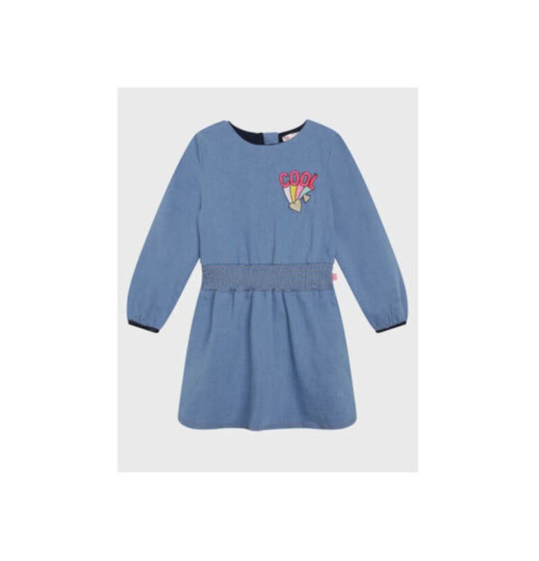 Рокля за момиче -  300817971 - Памук - Син BILLIEBLUSH