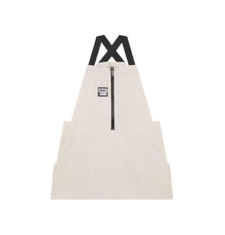 Рокля за момиче -  301986959 - Лиосел/Памук - Бяла DKNY