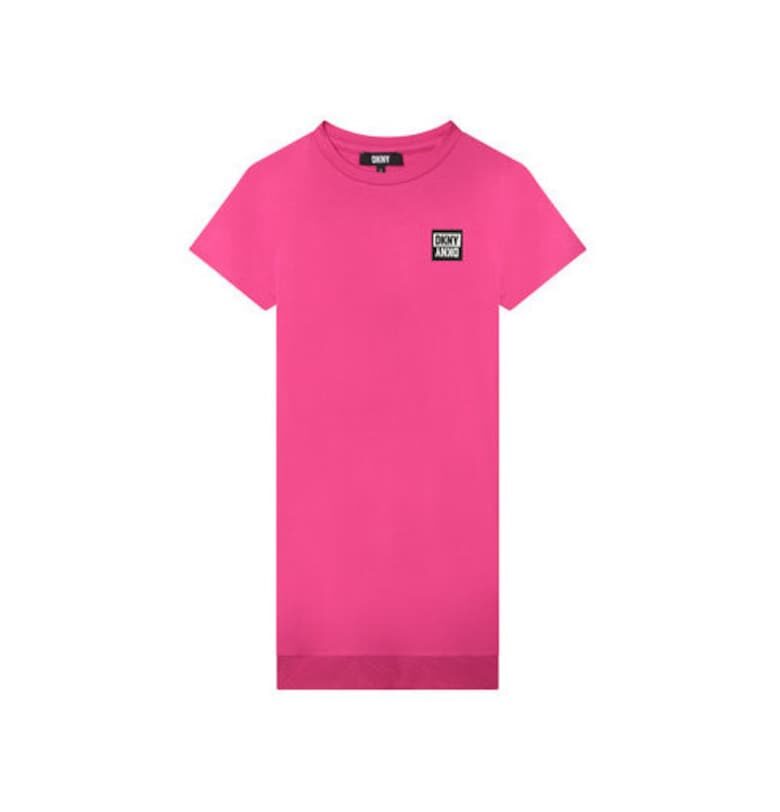 Рокля за момиче -  301987345 - Памук - 164 см - Розова DKNY