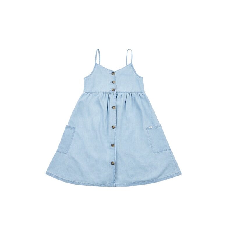 Рокля за момиче -  302033713 - Памук - Син Lee