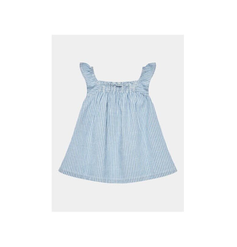 Рокля за момиче -  302102631 - Памук - Син United Colors of Benetton