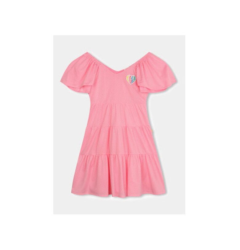 Рокля за момиче -  303640019 - Полиестер - Розов BILLIEBLUSH