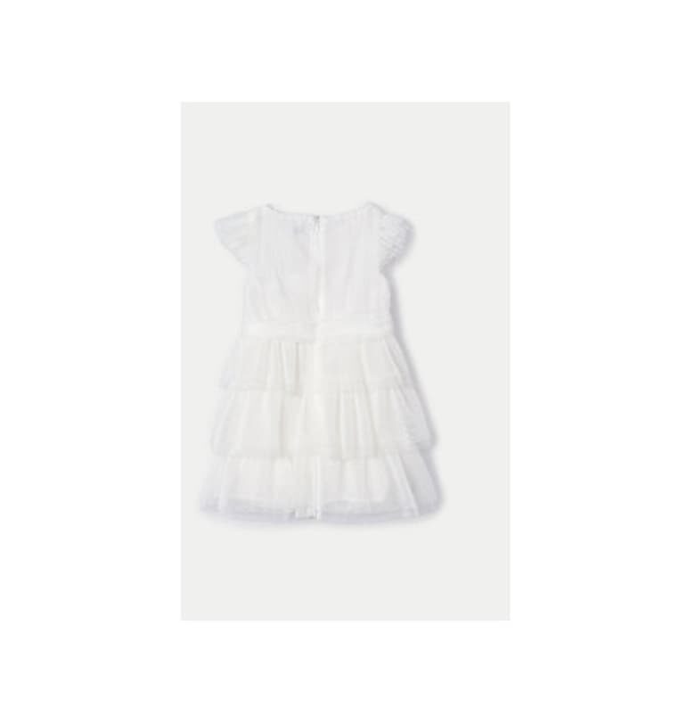 Рокля за момиче -  304013546 - Полиестер/Памук - Бежов Mayoral