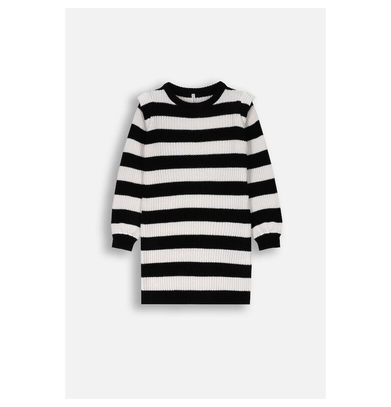 Рокля за момиче -  304481758 - Памук/Акрил - Многоцветна Coccodrillo