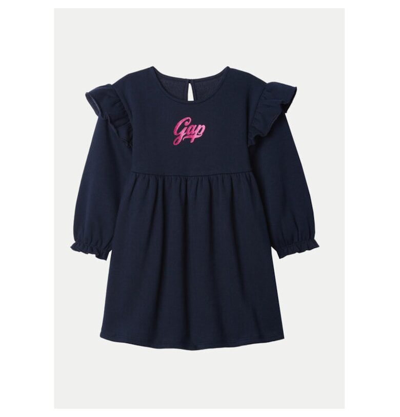 Рокля за момиче -  304985959 - Памук/Полиестер - Синя GAP