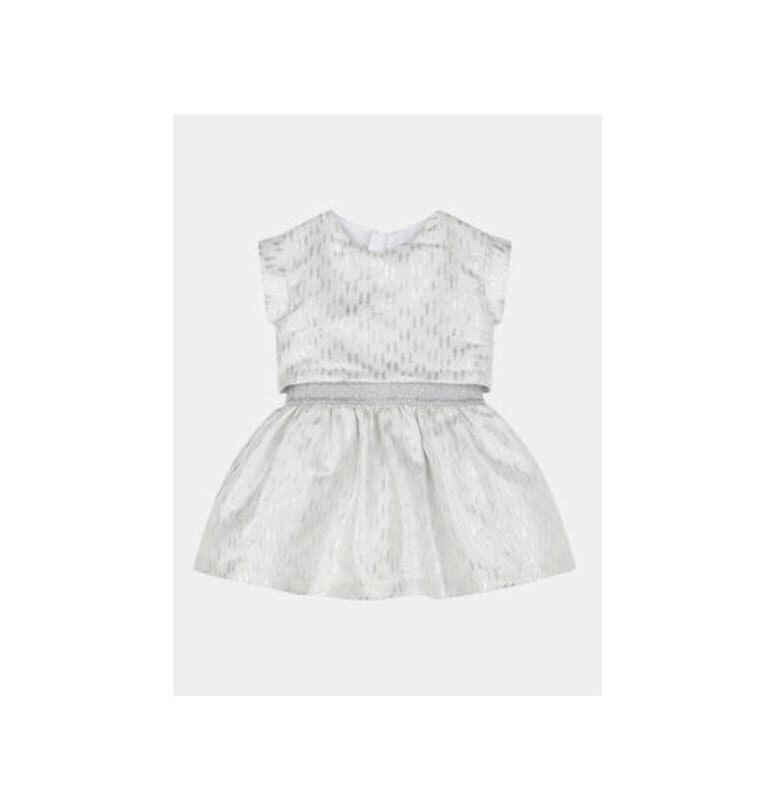 Рокля за момиче -  Полиестер - Бежов KARL LAGERFELD KIDS