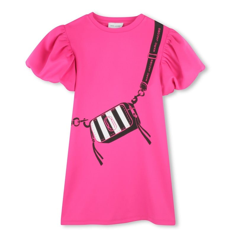 Рокля за момичета  W60496 - Полиестер/Еластан - Розова Marc Jacobs