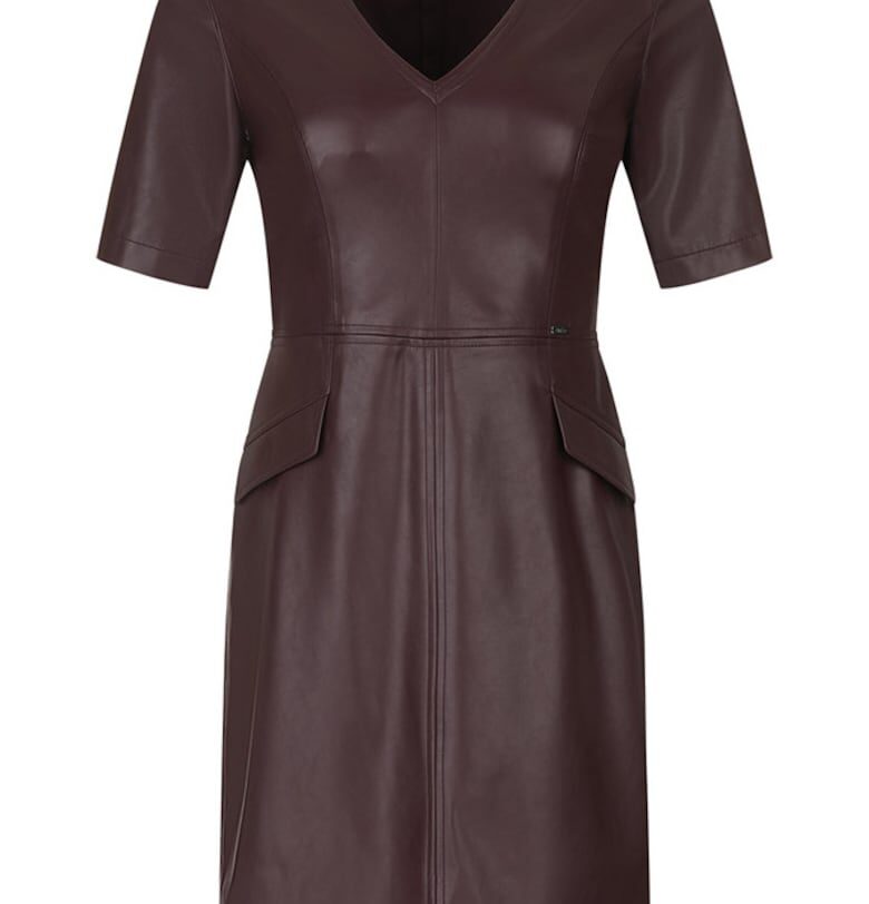 Рокля от еко кожа DiKa