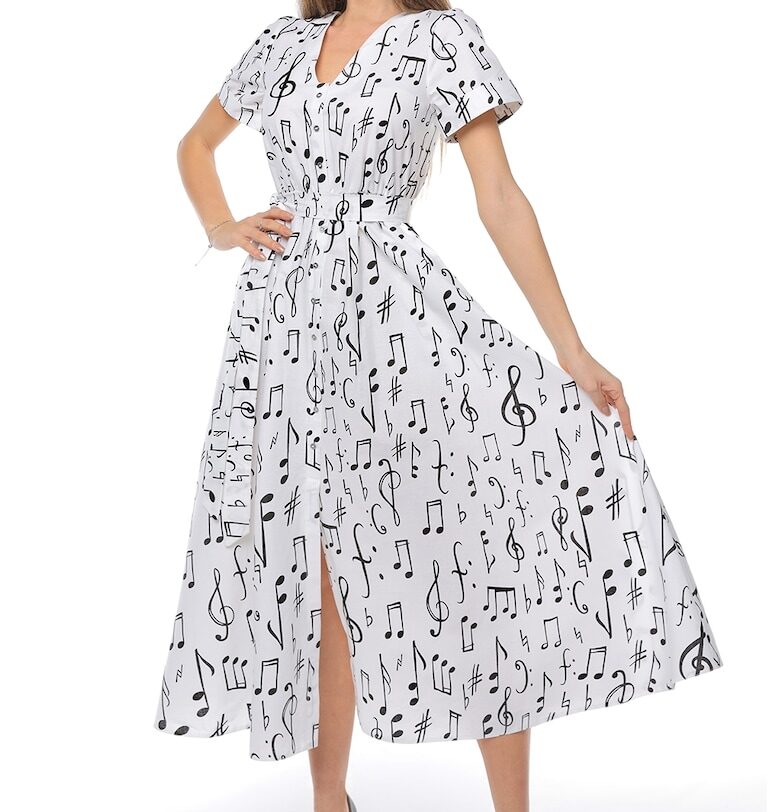 Рокля-риза с колан CAMISSI