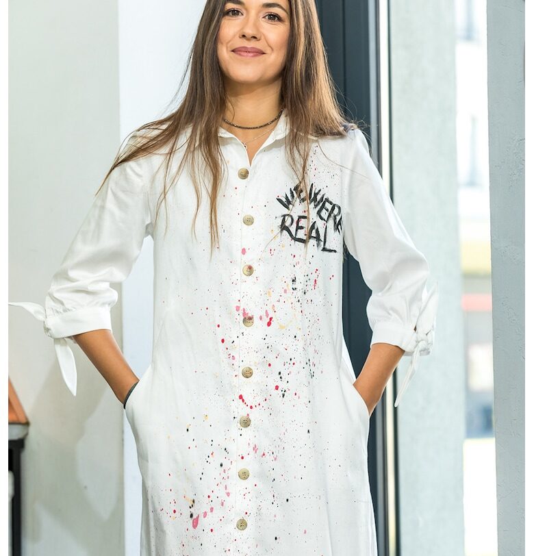 Рокля-риза с принт Madlen