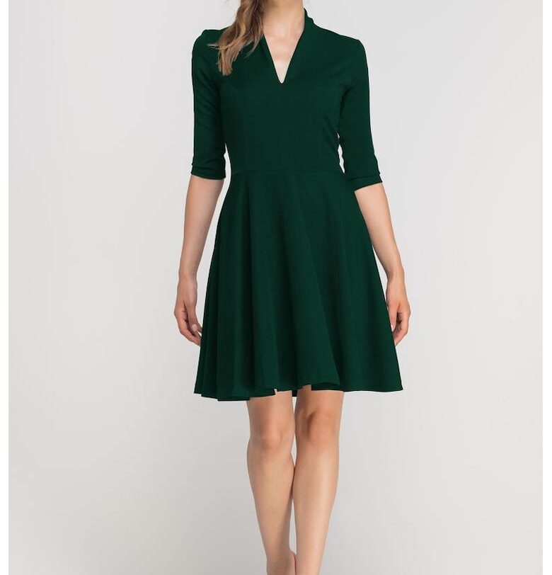 Рокля с 3/4 ръкави и А-образна кройка Lanti