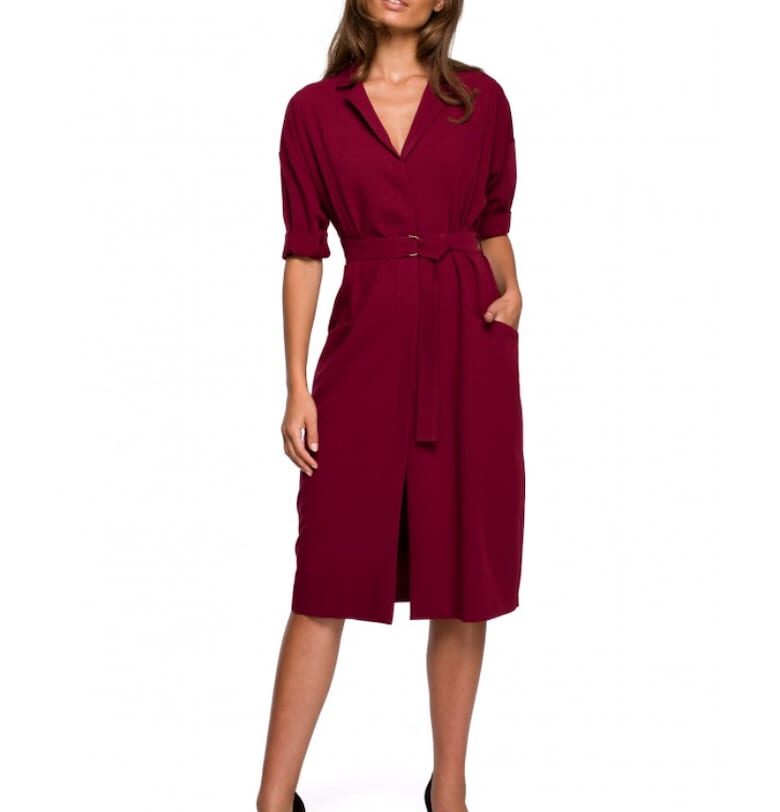 Рокля с джобове  полиестер Style