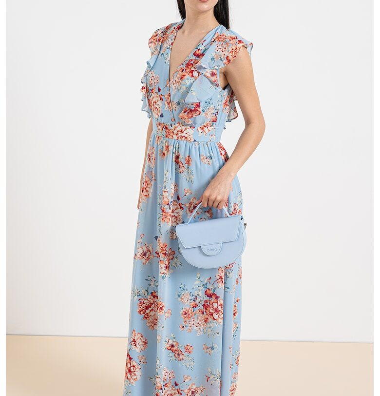 Рокля с дълги ръкави и шпиц Vila