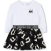Рокля с лого KARL LAGERFELD KIDS
