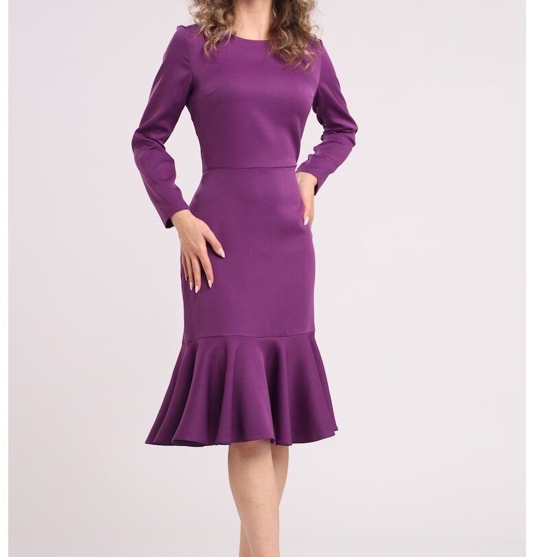 Рокля с набран подгъв CAMISSI