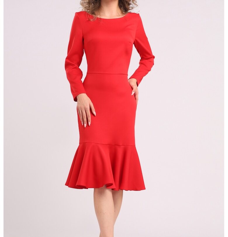 Рокля с набран подгъв CAMISSI