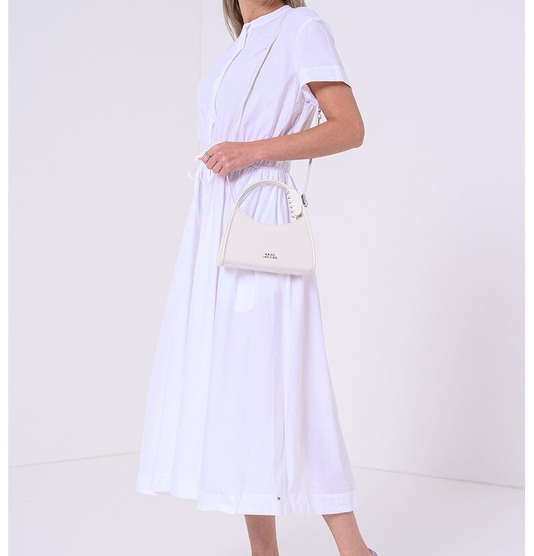 Рокля с органичен памук с връзка Tommy Hilfiger