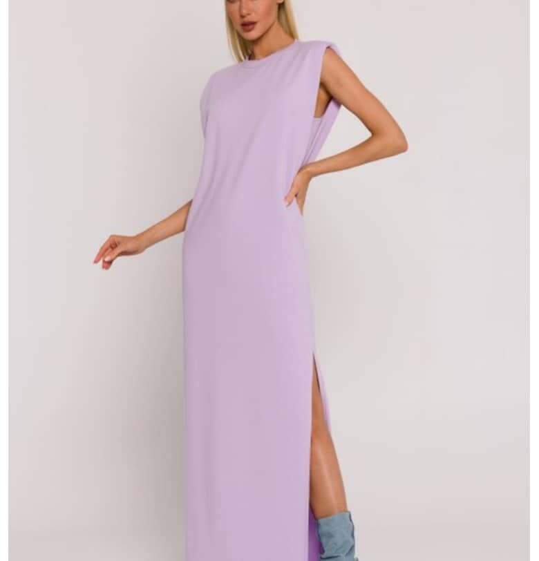 Рокля с подплънки -  Maxi - Червена MOE