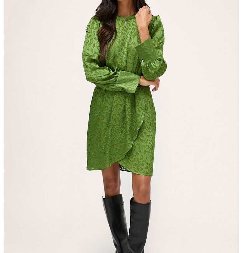 Рокля с ръкави буфан Motivi