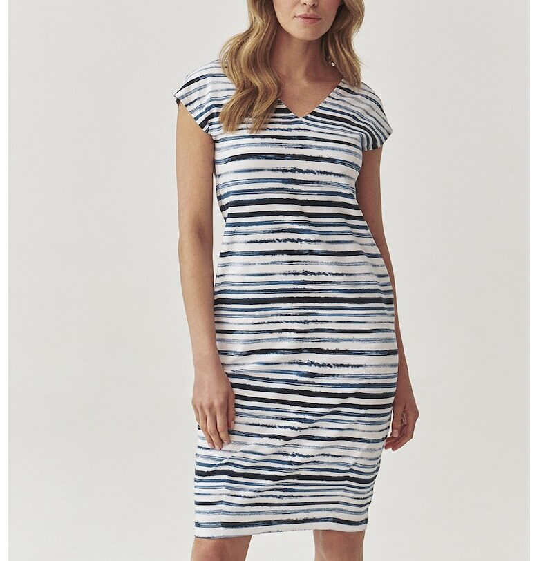 Рокля с шпиц и джобове Tatuum