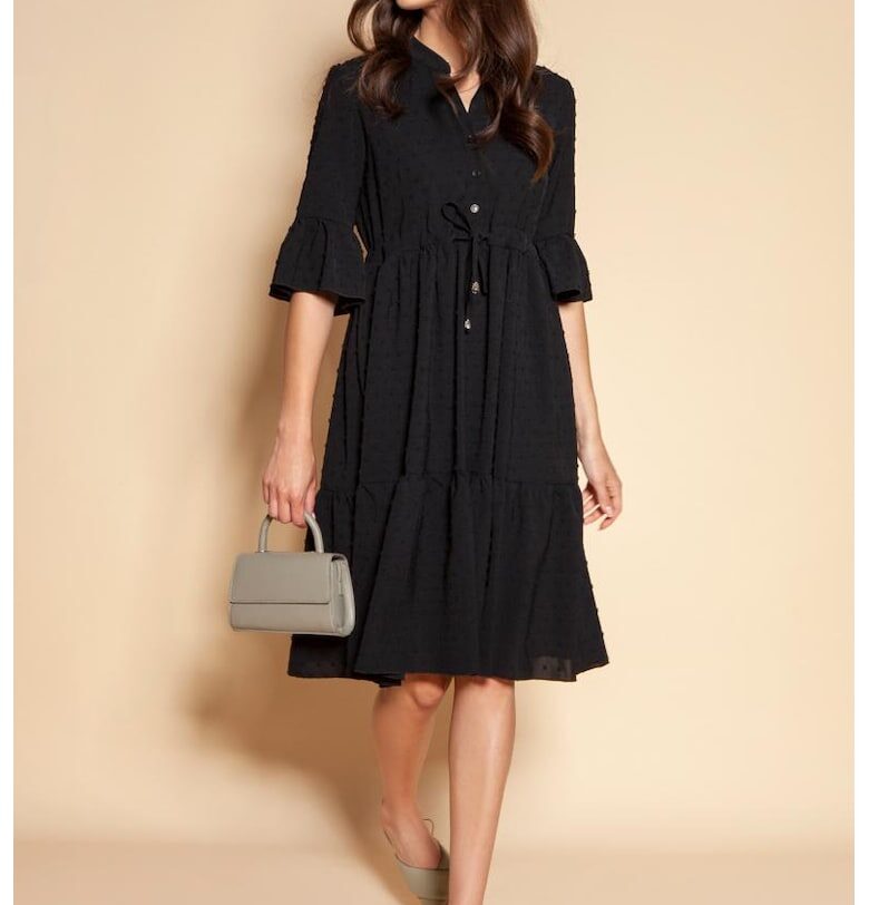 Рокля тип babydoll с волани Lanti