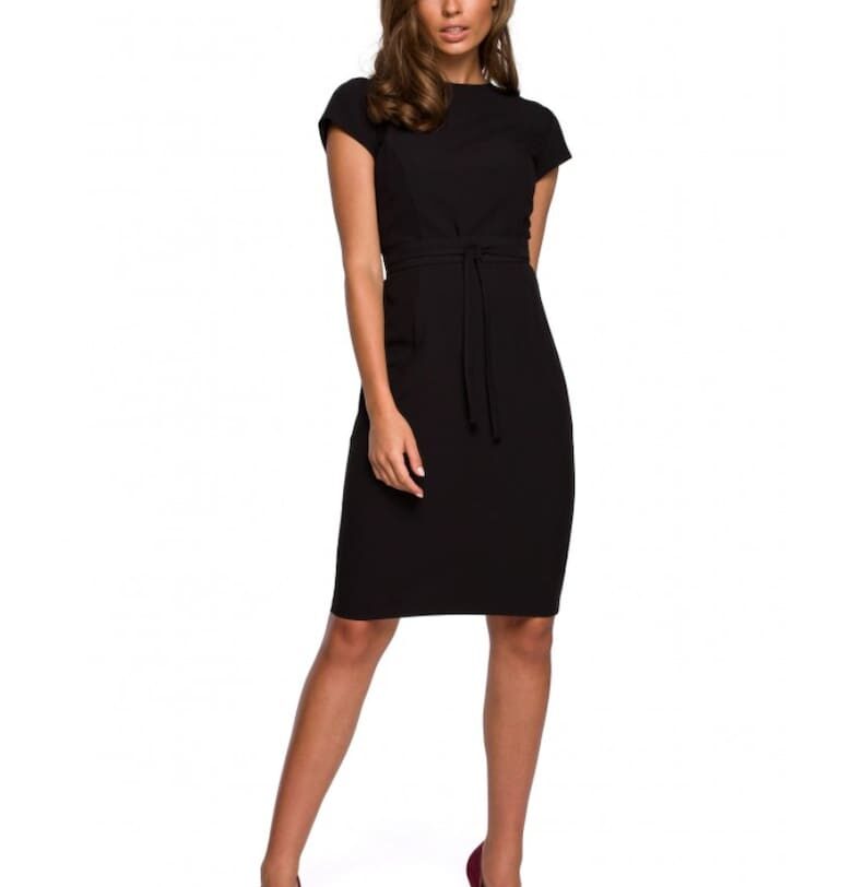 Рокля тип молив -  полиестер - черен Style