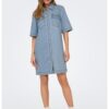 Рокля тип риза от деним Only