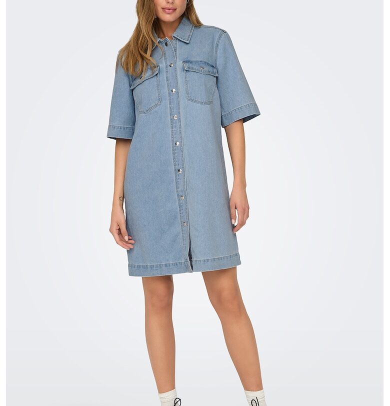 Рокля тип риза от деним Only