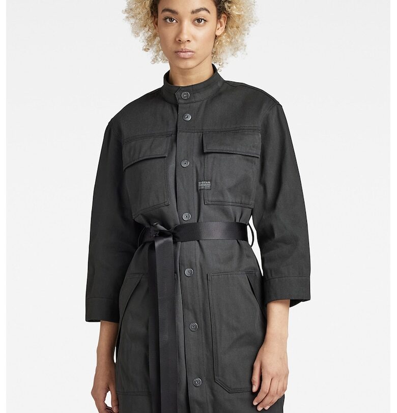 Рокля тип риза с 3/4 ръкави G-STAR