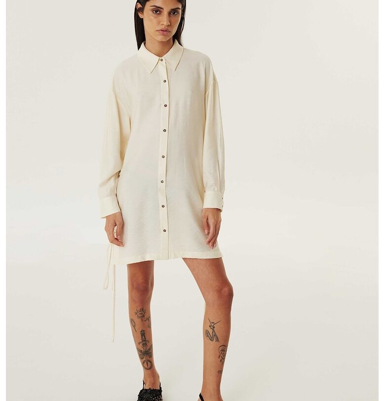 Рокля тип риза с връзки встрани TWIST