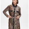 Рокля тип риза с животински принт и колан Lola casademunt