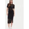 Рокля  черна - 65% вискоза - 35% найлон DKNY