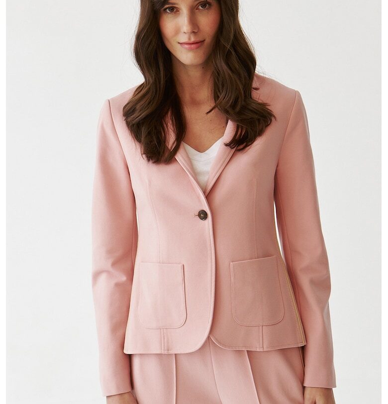Сако Dederi с пришити джобове - Пастелнорозов Tatuum