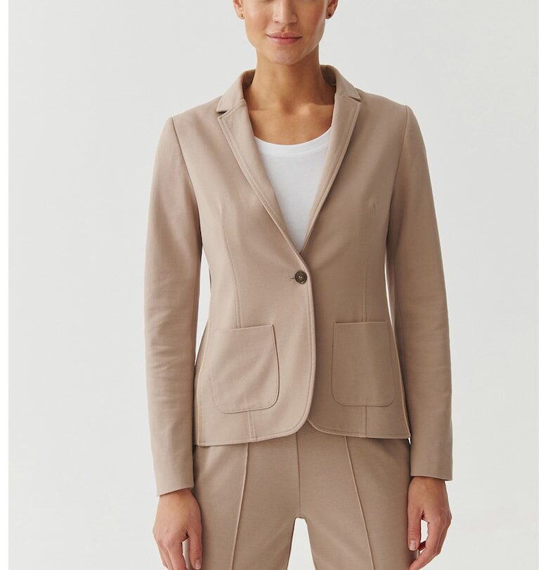 Сако Dederi с пришити джобове - Светло бежово Tatuum