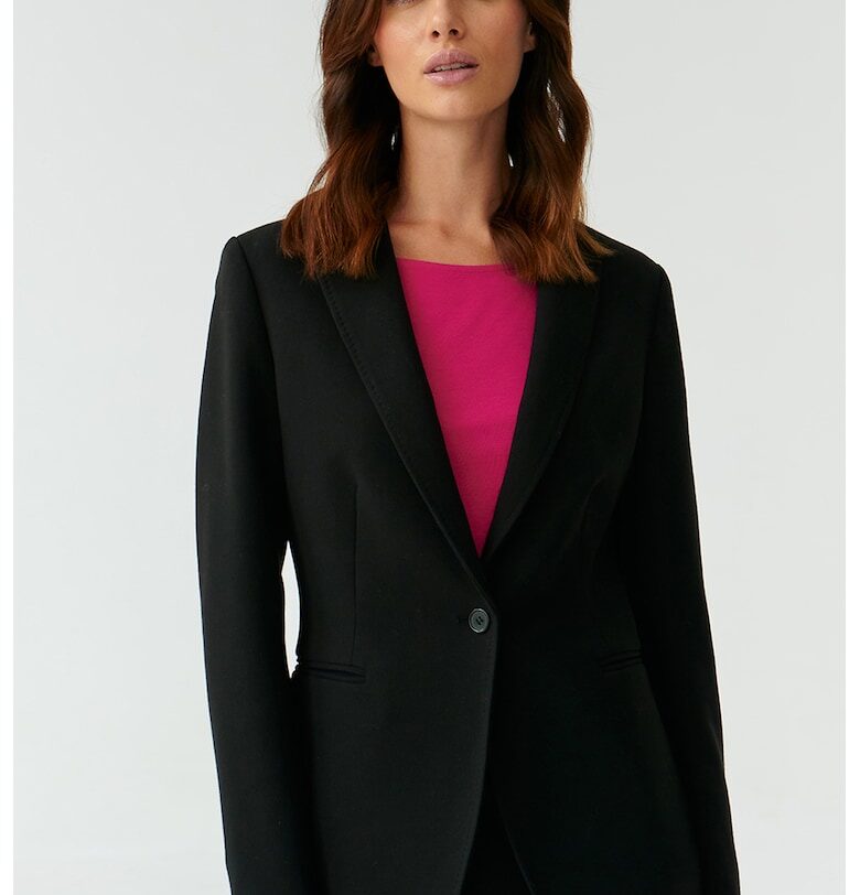 Сако Karema с раздвоен ревер - Черен Tatuum