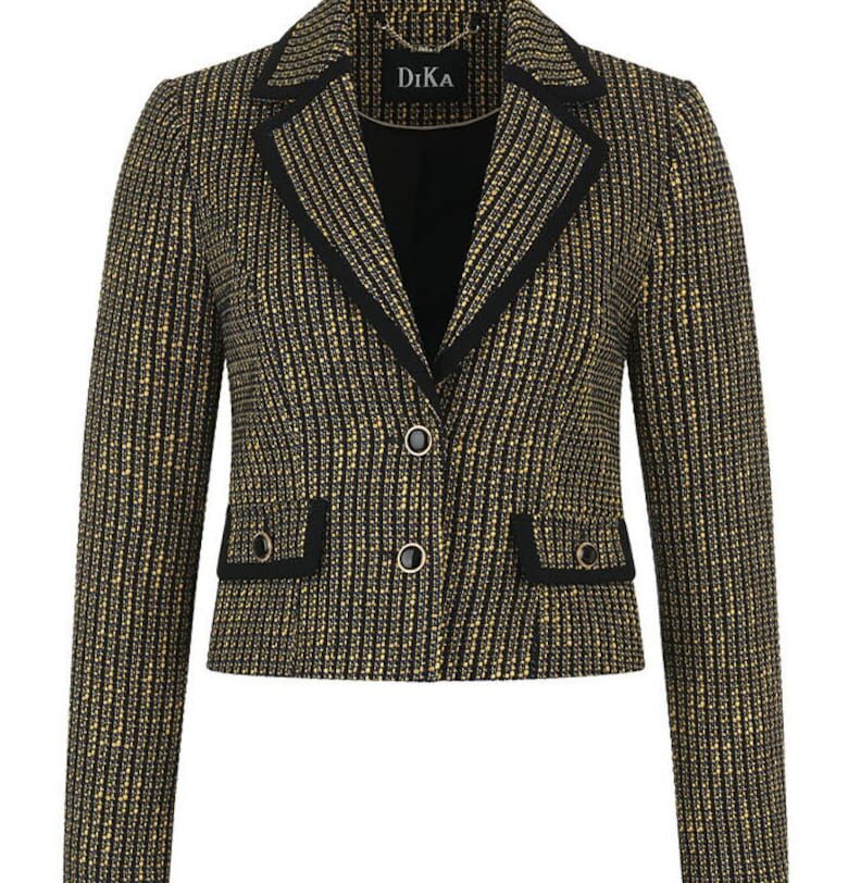 Сако от туид с лурексови вложки DiKa
