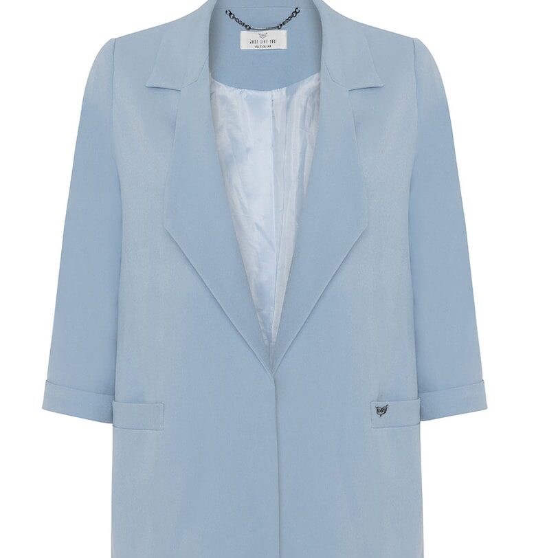 Сако с 3/4 ръкави - Светлосин Just Like You