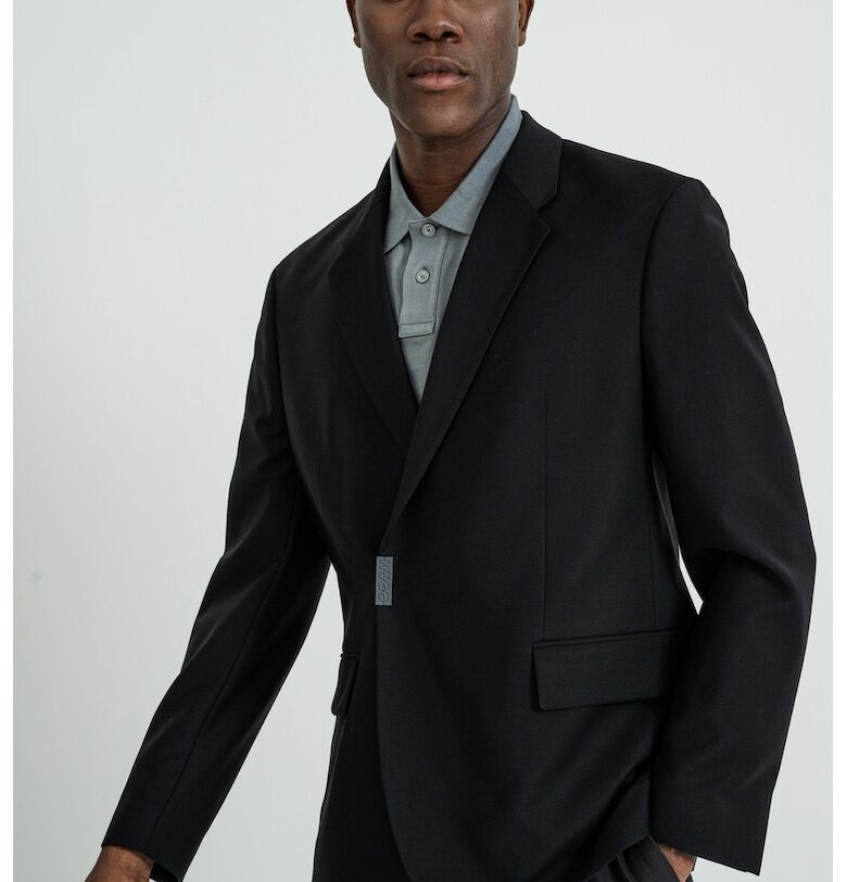 Сако с вълна - Черен HUGO