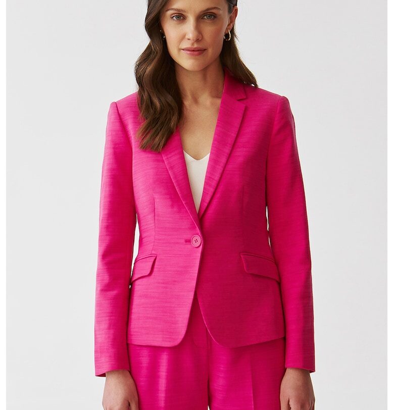 Сако с двойни ревери - Фуксия Tatuum
